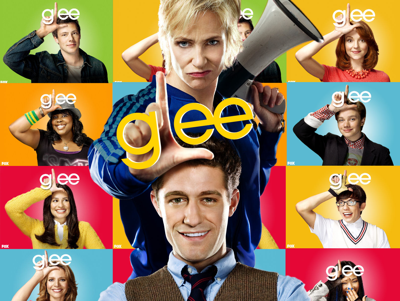 GLEE Wallpaper by RandomPandemonium